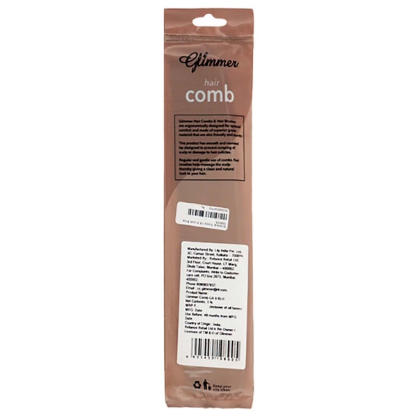 Glimmer Comb CA 9 Inch Blue 1's