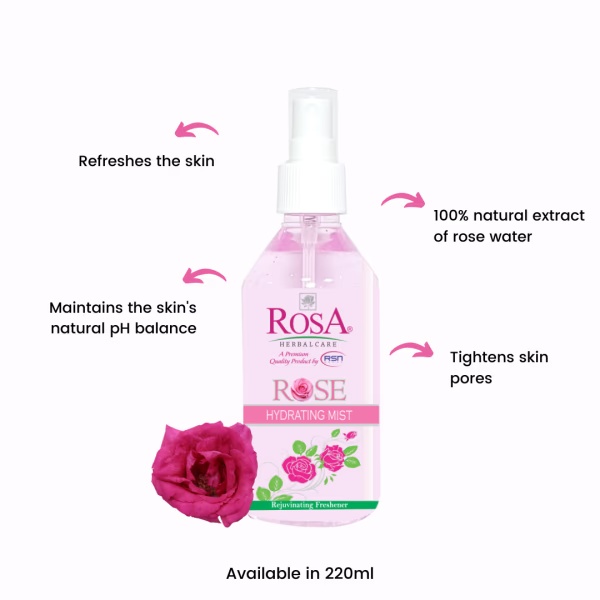 Rosa Rose Hydrating Mist 220 ml