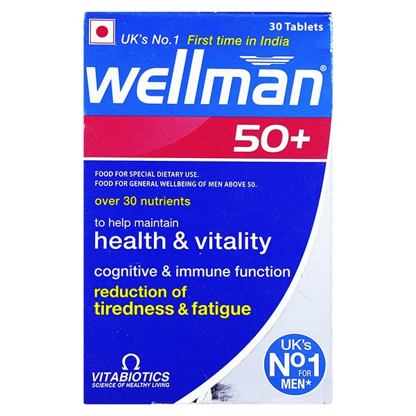 Wellman 50+ Multi-Vitamin Tablet 30's