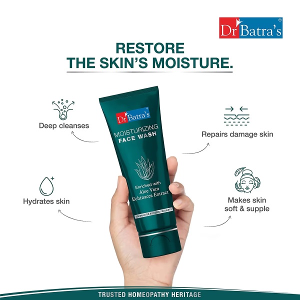 Dr Batra's Moisturizing Face Wash - Aloe Vera 50 gm