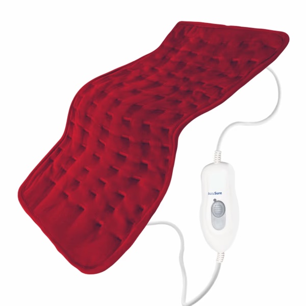 AccuSure Fabric Heating Pad - Maroon (Regular) 1's