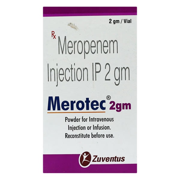 Merotec 2Gm Injection 1'S