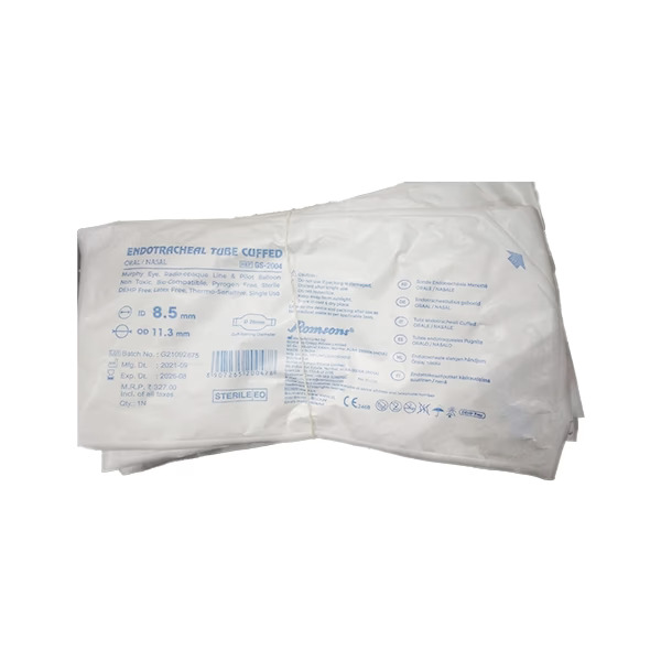 Romsons Endotracheal Tube Cuffed (GS - 2004) (Size 8.5) 1's