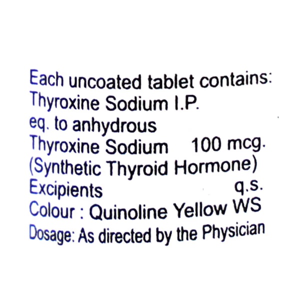 Thyromed 100mcg Tablet 100'S