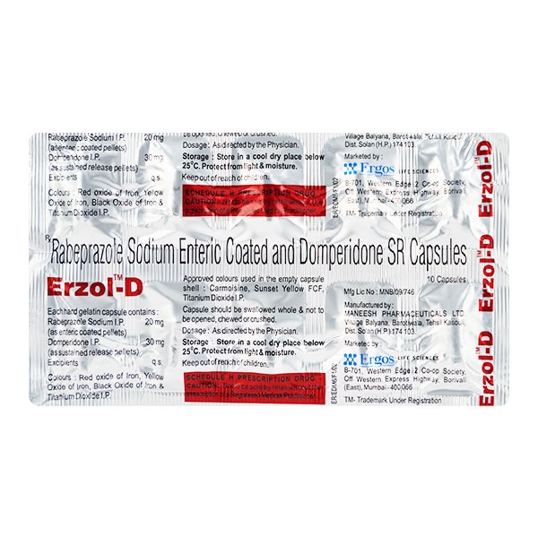 Erzol D Capsule 10'S
