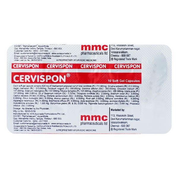 Cervispon Capsule 10'S