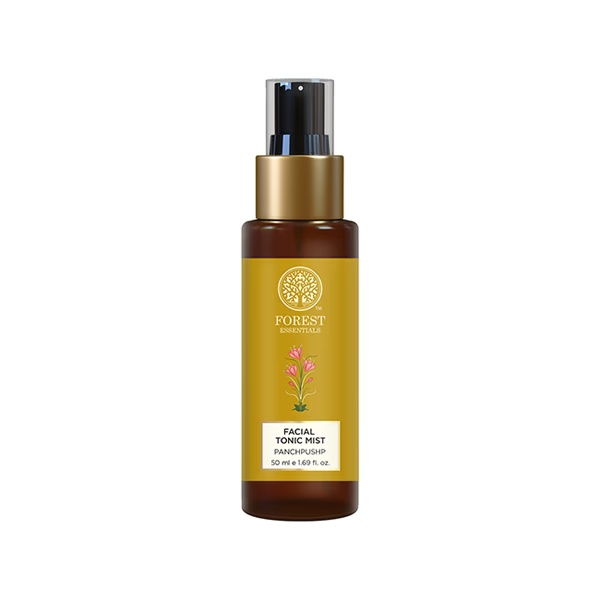 Forest Essentials Facial Tonic Mist Panchpushpfresh & Fragrant Unisex Toner Spray for Face 50 ml