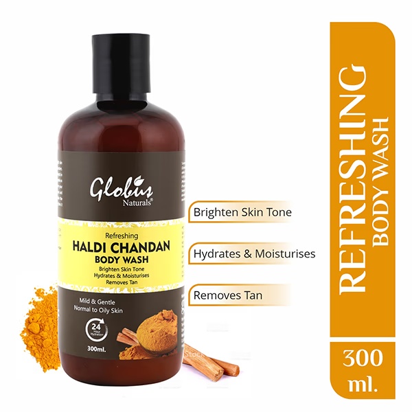 Globus Naturals Refreshing Haldi Chandan Body Wash 300 ml
