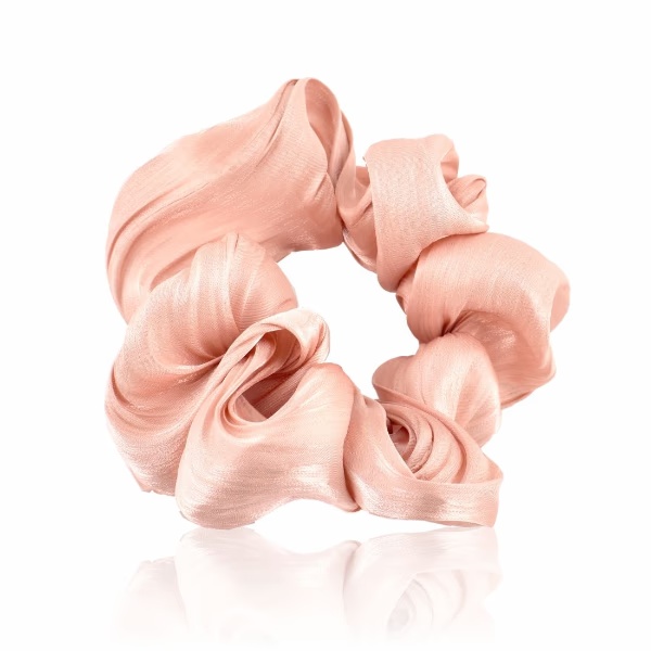 GUBB Hair Scrunchie for Women, Elastic Hair Band, Hair Tie - Peach Swirl 1's 1 1219-gubb-hair-scrunchie-for-women-elastic-hair-band-hair-tie-peach-swirl-1-s-1.jpg