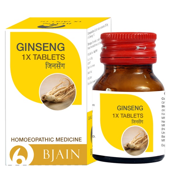 Bjain Ginseng 1X Tablets 25 gm