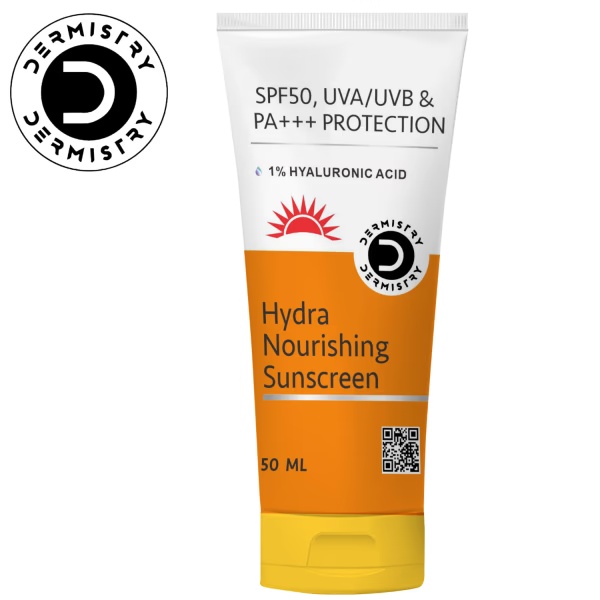 Dermistry 1% Hyaluronic Acid Hydra Nourishing Sunscreen SPF 50 UVA UVB PA+++ Protection 50 ml 1 12242-dermistry-1-hyaluronic-acid-hydra-nourishing-sunscreen-spf-50-uva-uvb-pa-protection-50-ml-1.jpg