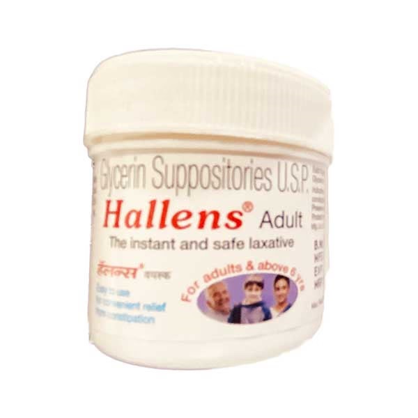 HALLENS ADULT Suppositories 10's