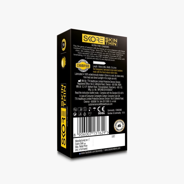 Skore Condoms - Skinthin 10's
