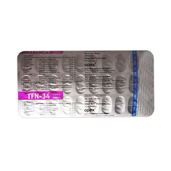TFN 34mg Tablet 30'S