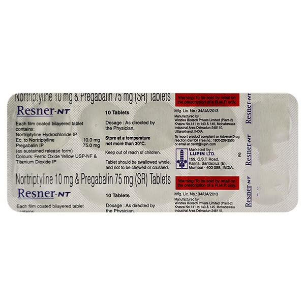 RESNER NT Tablet 10's