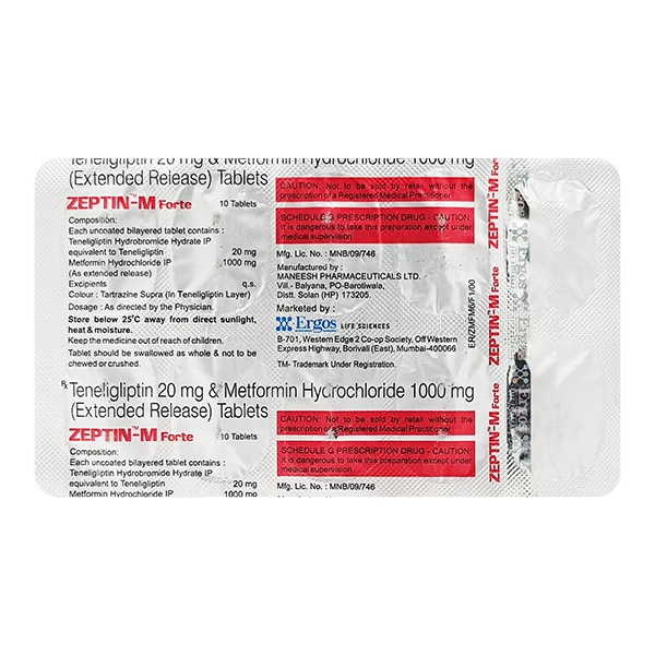ZEPTIN M FORTE Tablet 10's