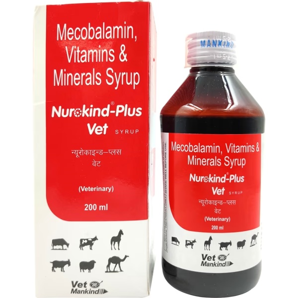 Vet Mankind Nurokind - Plus Vet Syrup 200 ml