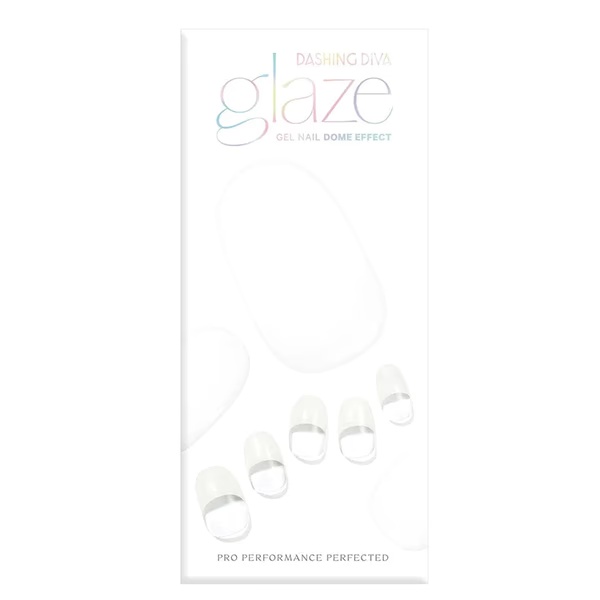 Dashing Diva Glaze Nail Polish - White French 1's