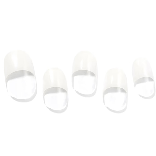 Dashing Diva Glaze Nail Polish - White French 1's