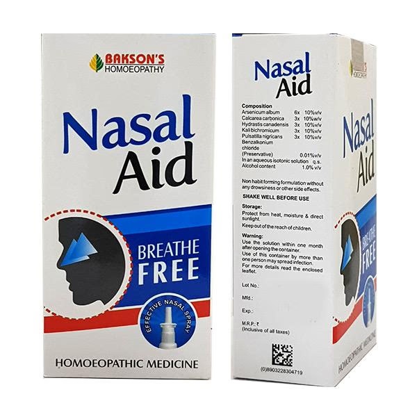 Bakson's Nasal Aid Spray 10 ml