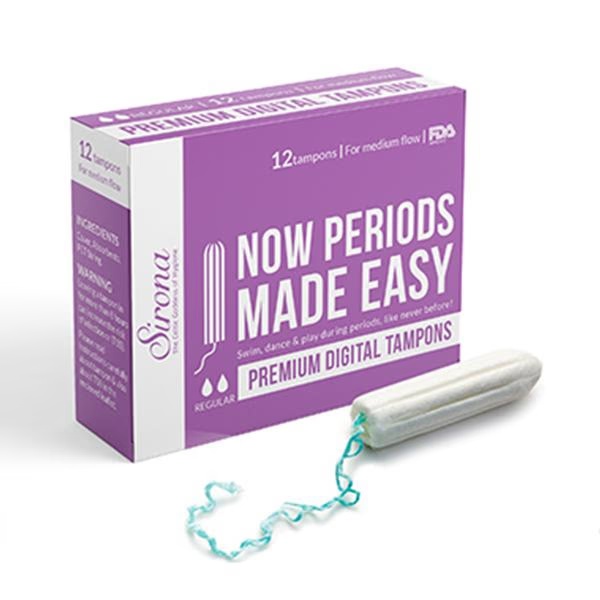 Sirona New Impreved FDA Approved 20 Percent Higher Non-Applicator Tampon - Regular Flow 1's
