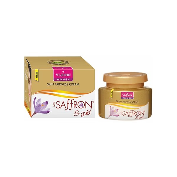 VI-John Women Saffron and Gold Extracts Fairness Cream 50gm