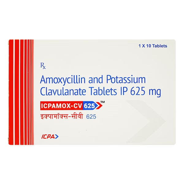 ICPAMOX CV 625 Tablet 10's