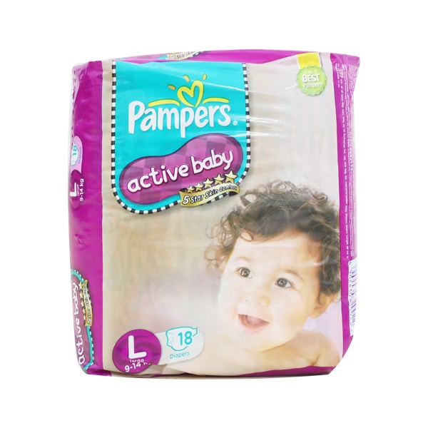 Pampers Active Baby Diapers (L) 18's 1 1270-pampers-active-baby-diapers-l-18-s-1.jpg
