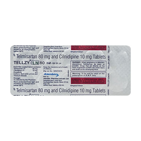 TELLZY LN 80 Tablet 10's