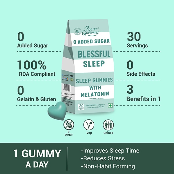 Power Gummies Blessful Sleep Gummies 60's
