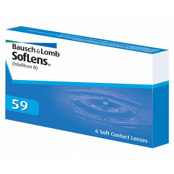 Bausch & Lomb SofLens 59 Monthly Contact Lens - 6 Lens/Box (-2.25)