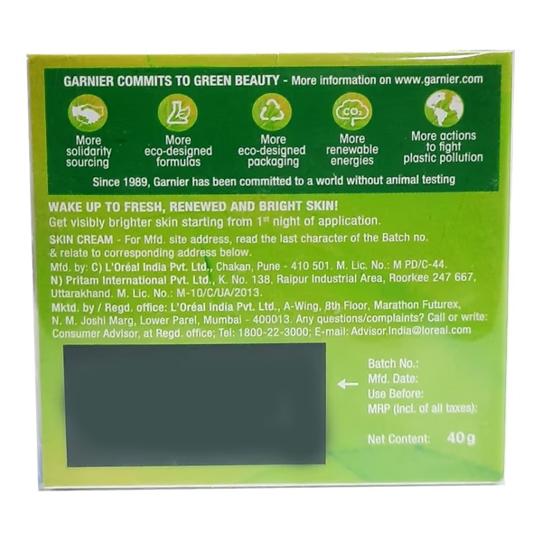 Garnier skin naturals Bright Complete Vitamin C Night Cream 40 g (N)