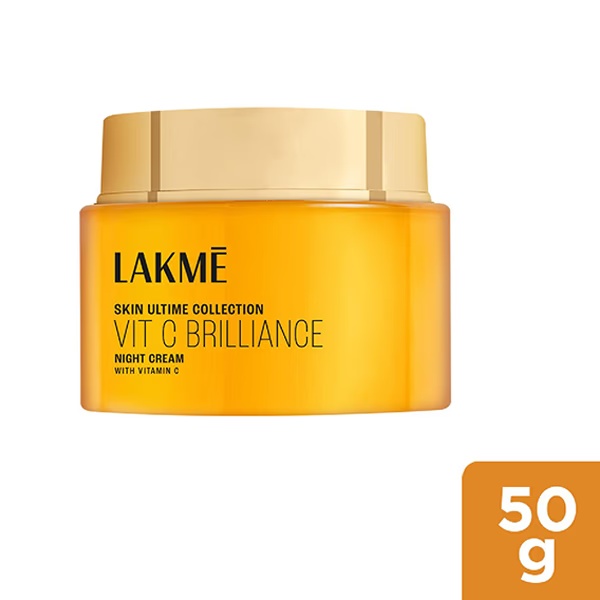 Lakme Vitamin C Brilliance Night Cream with Vitamin C 50 gm