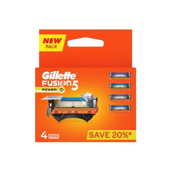 Gillette Fusion 5 Power Cartridges 4's