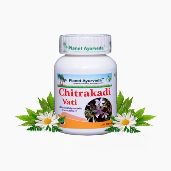 Planet Ayurveda Chitrakadi Vati Tablets 120's