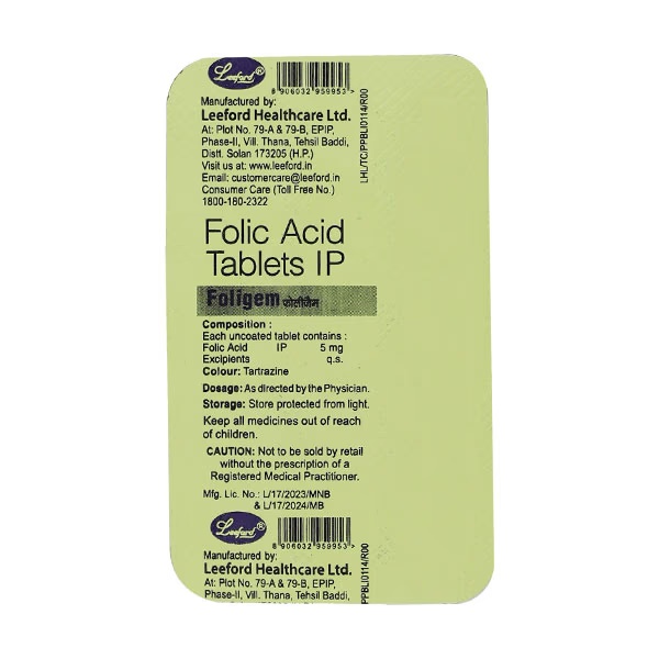 Foligem Tablet 15'S