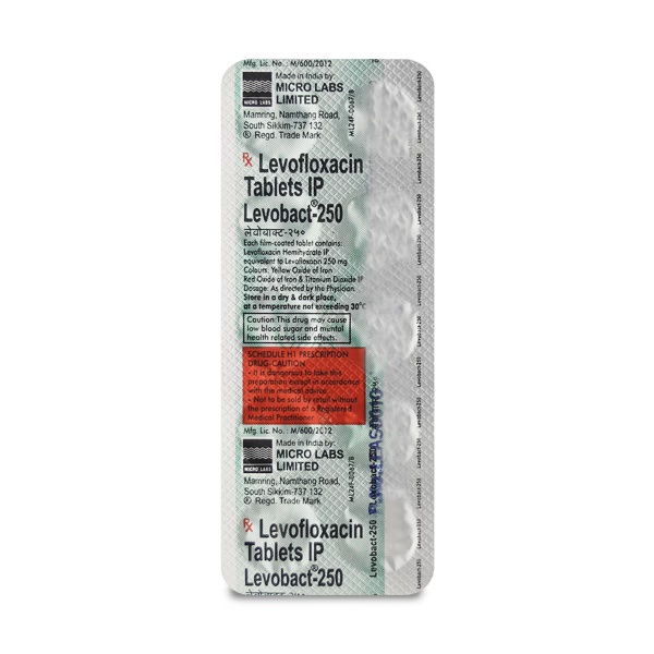 Levobact 250mg Tablet 10'S