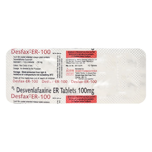 Desfax ER 100mg Tablet 10'S
