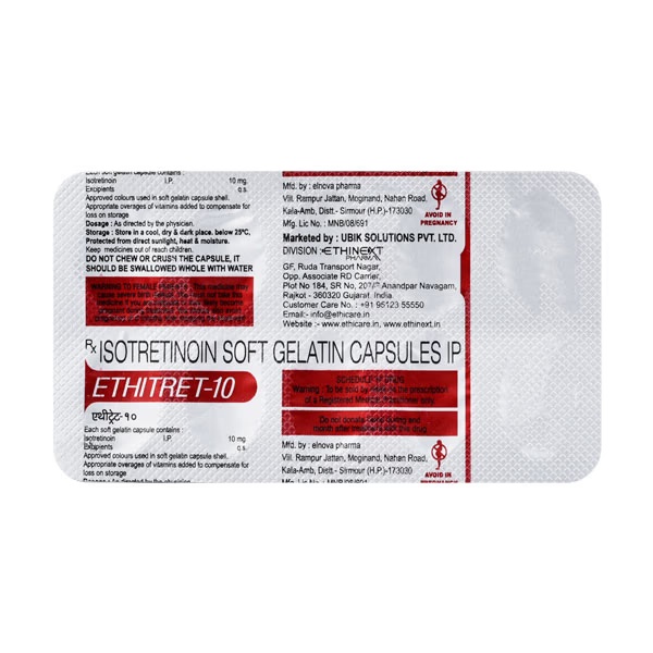 Ethitret 10mg Capsule 10'S
