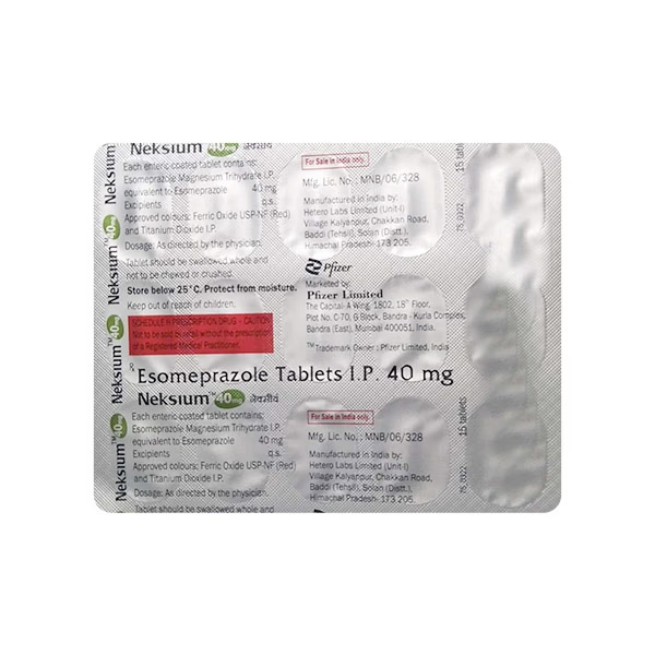 NEKSIUM 40mg Tablet 15's