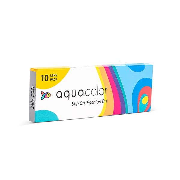 Aquacolor Color Contact Lenses Pack (5 Pair)- Spicy Grey 1's