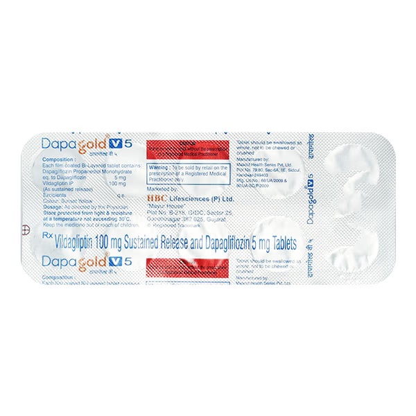 DAPAGOLD V 5 Tablet 10's