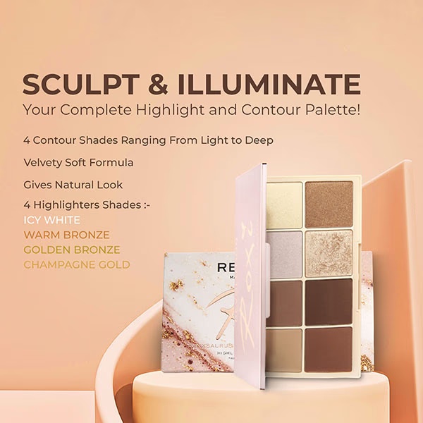 Makeup Revolution X Roxxsaurus Highlight & Contour Palette 20 gm