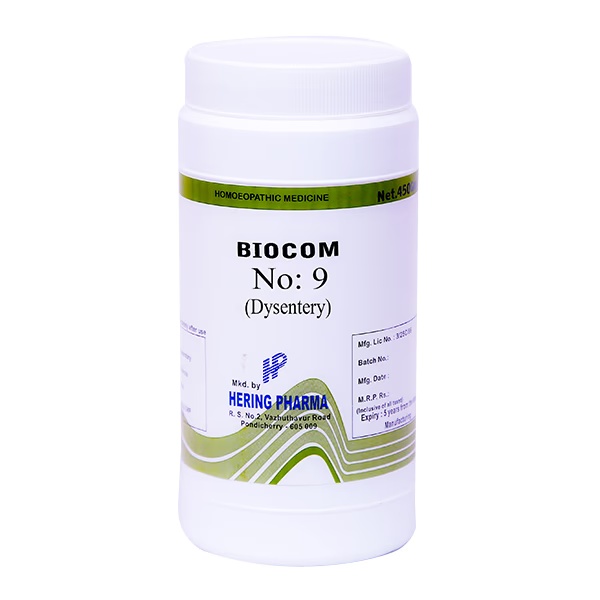 Hering Pharma Biocom No.9 Tablet For Dysentery 450 gm