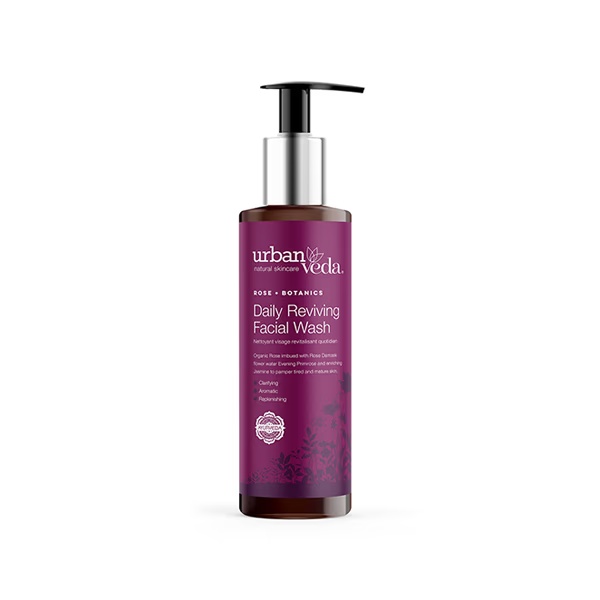 Urban Veda Reviving Ayurvedic Rose + Jasmine Reviving Facial Wash 150ml