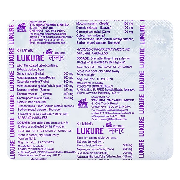 Lukure Tablet 30'S