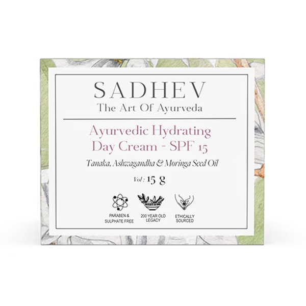 Sadhev - Ayurvedic Hydrating Day Cream Spf 15 15 gm
