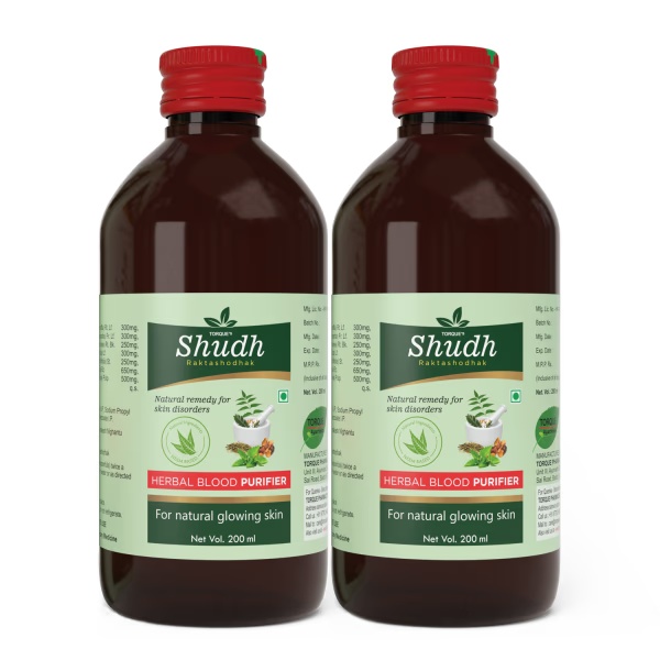 Torque Shudh Raktashodhak Herbal Blood Purifier Syrup (Pack of 2 X 200 ml) 1's