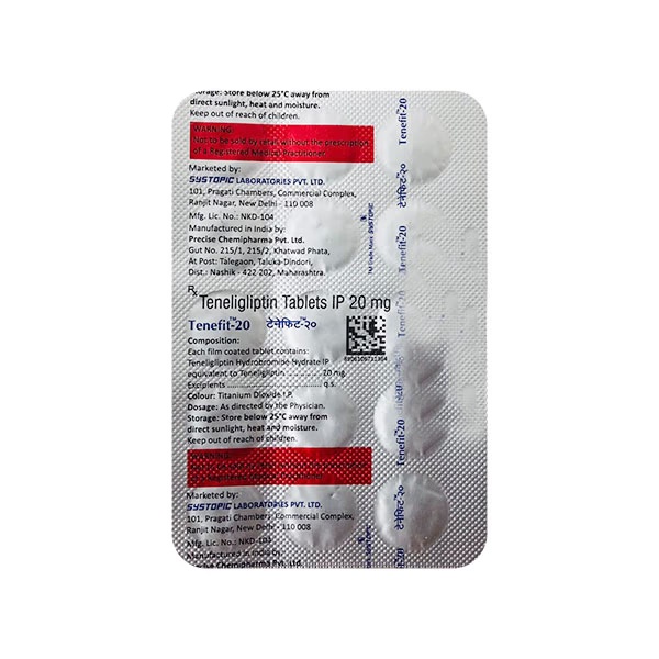 TENEFIT 20mg Tablet 15's