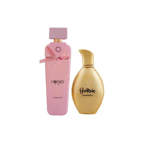 Maryaj Cosmo Girl EDP Floral Powdery Perfume And Maryaj Goldie EDP Fruity Floral Perfume 200 ml